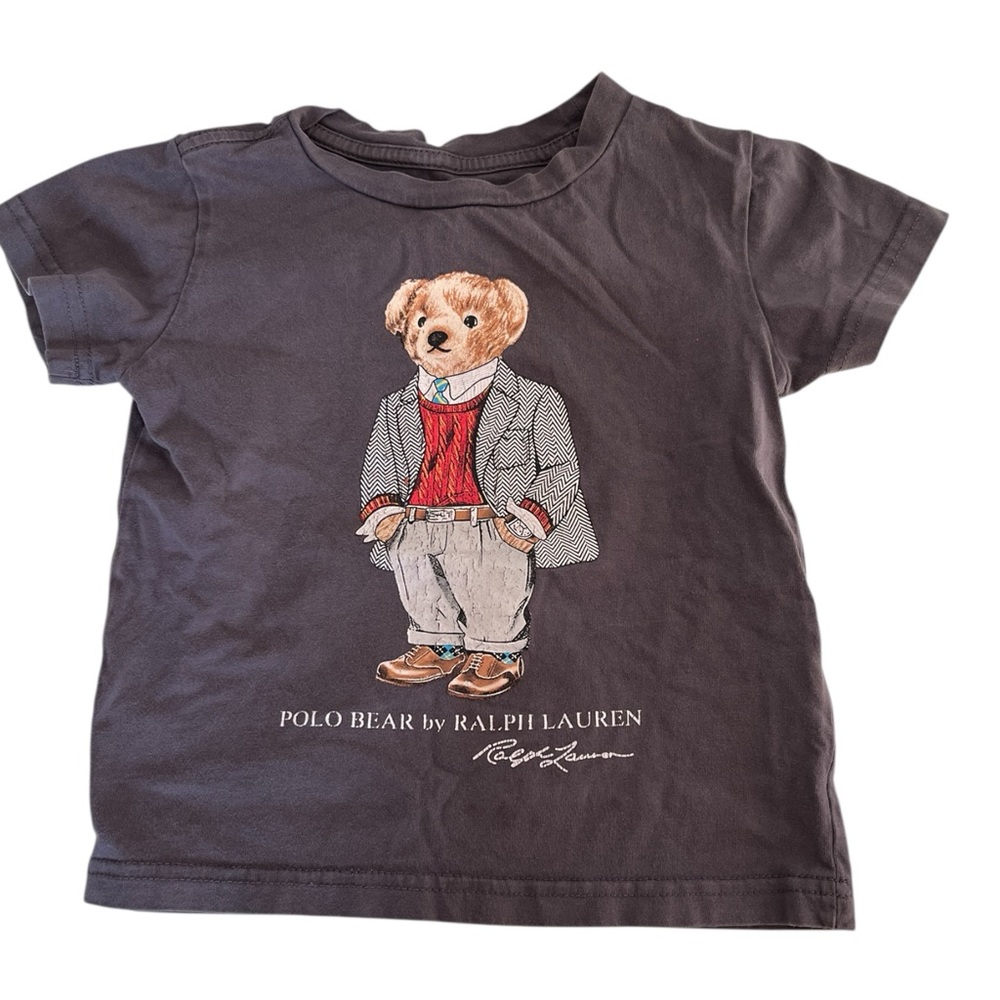 Polo Bear by Ralph Lauren Kids T-shirt Short Sleeve Cotton Preppy Youth Size 2